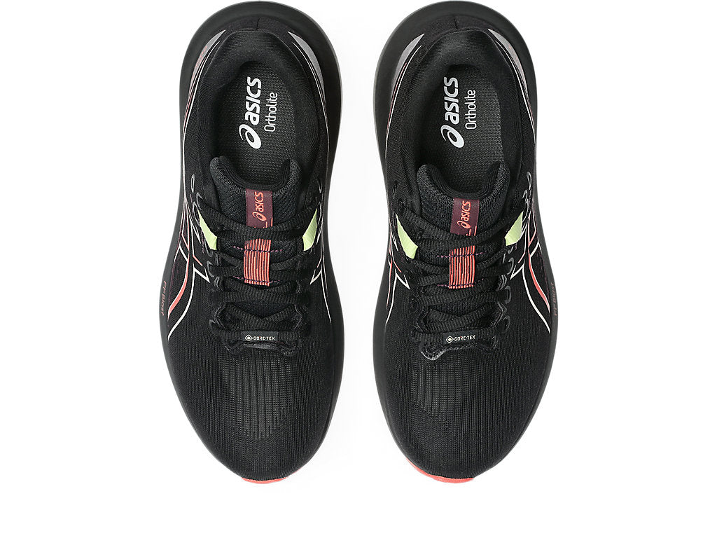 Asics Women's GT-1000 15 GTX Running Shoes in Black/Dark Aubergine