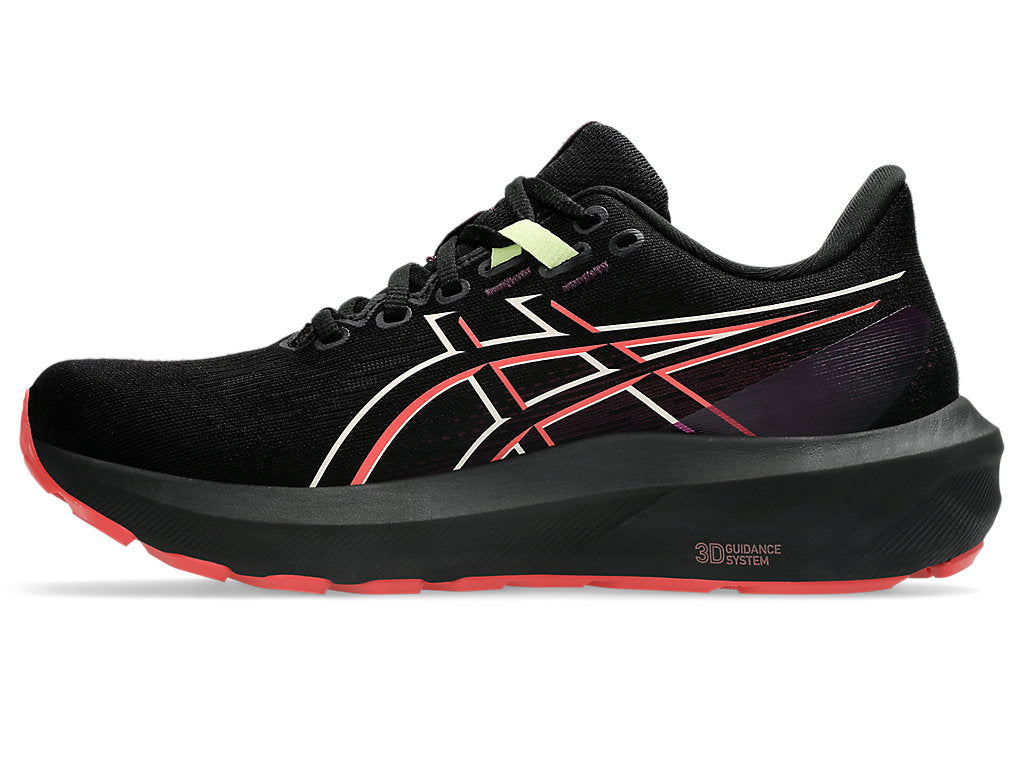 Asics Women's GT-1000 15 GTX Running Shoes in Black/Dark Aubergine