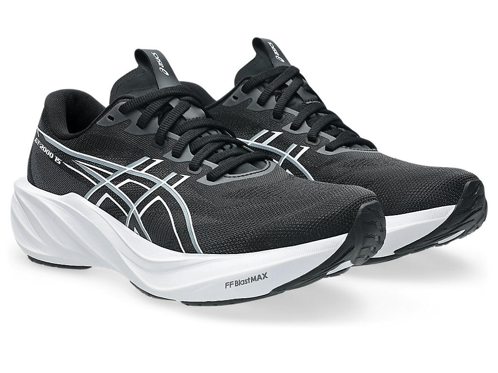 Asics Women's GT-2000 15 Wide (D) Running Shoes in Black/White