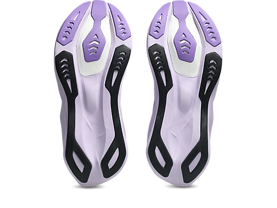 Asics Women's NOVABLAST 6 Running Shoes in White/Murasaki