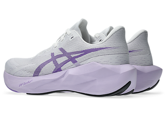 Asics Women's NOVABLAST 6 Running Shoes in White/Murasaki