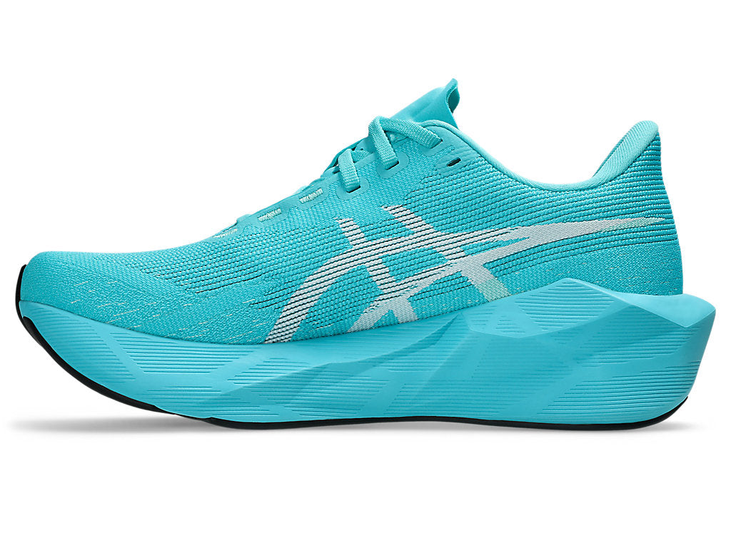 Asics Women's NOVABLAST 6 Running Shoes in Energy Aqua/White