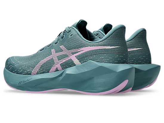 Asics Women's NOVABLAST 6 Running Shoes in Foggy Teal/Hazy Lilac