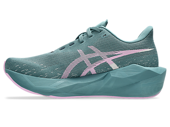 Asics Women's NOVABLAST 6 Running Shoes in Foggy Teal/Hazy Lilac