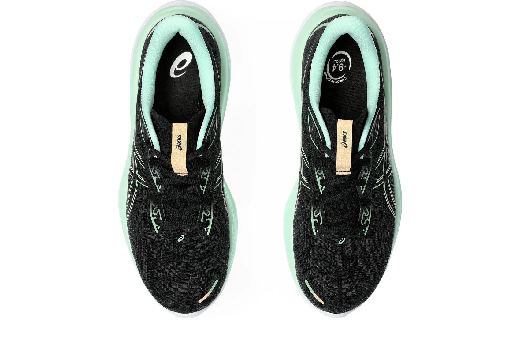 Asics Women's GEL-CUMULUS 26  Running Shoes in Black/Mint Tint