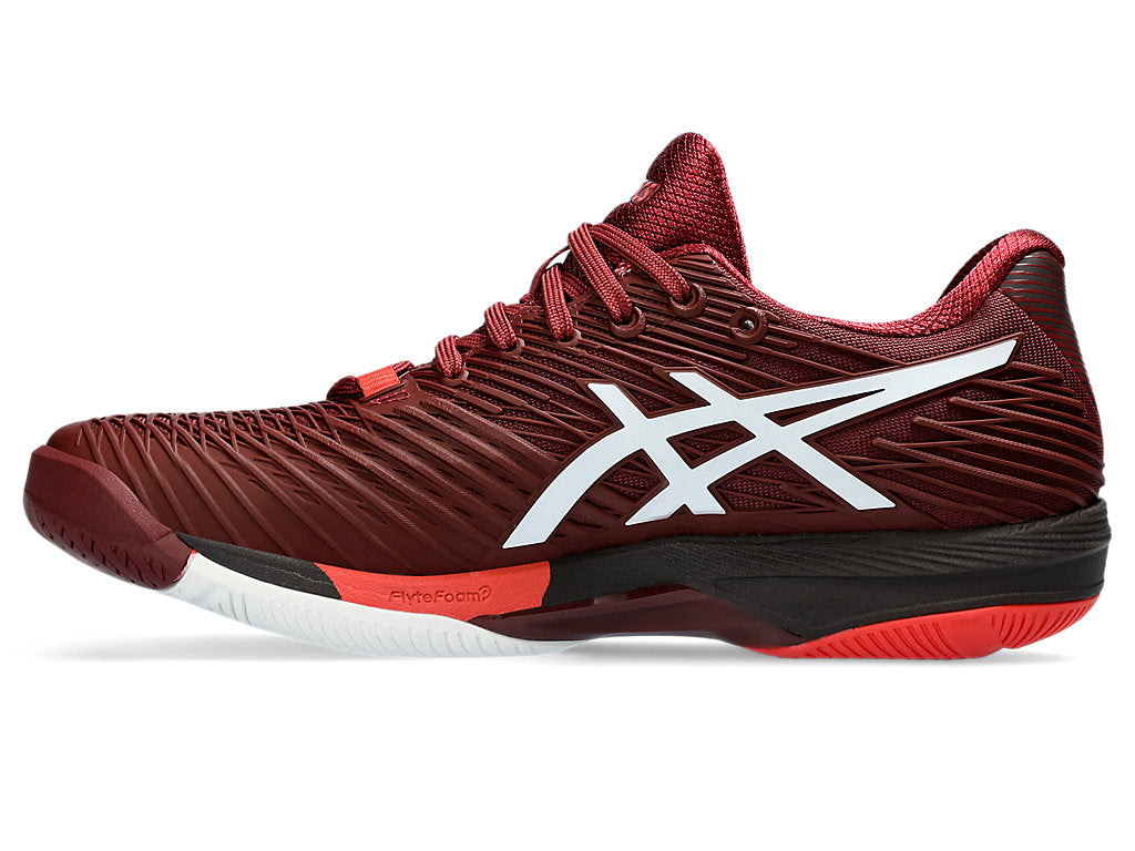 Asics Men's Solution Speed FF 2 CPS Shoes in Antique Red/White