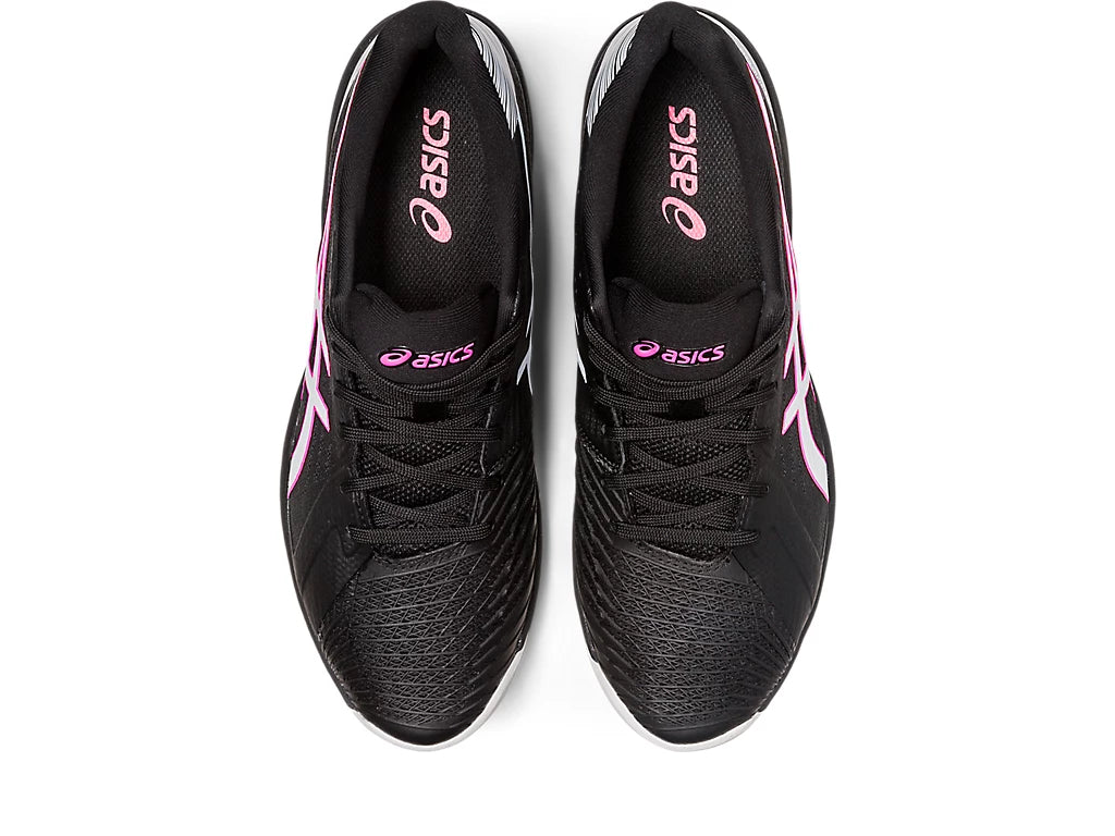 Asics Men's SOLUTION SWIFT FF Tennis Shoes in Black/Hot Pink