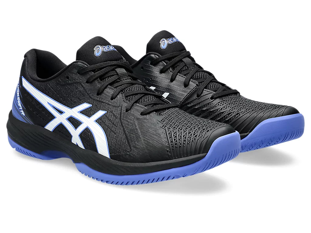 Asics Men's SOLUTION SWIFT FF Tennis Shoes in Black/Sapphire