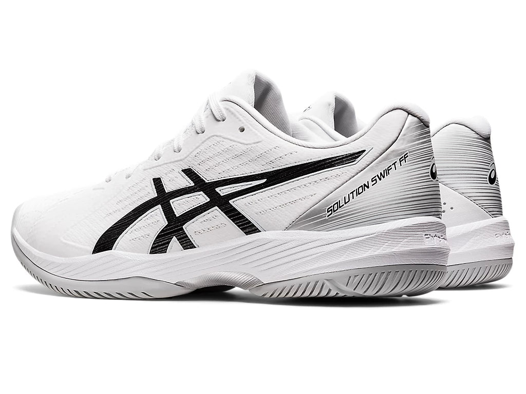 Asics Men's SOLUTION SWIFT FF Tennis Shoes in White/Black