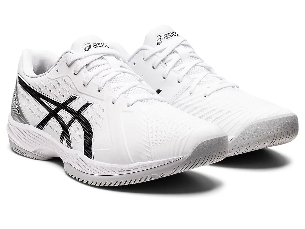 Asics Men's SOLUTION SWIFT FF Tennis Shoes in White/Black