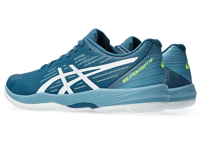 Asics Men's SOLUTION SWIFT FF Tennis Shoes in Restful Teal/White