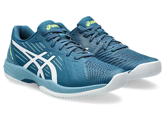 Asics Men's SOLUTION SWIFT FF Tennis Shoes in Restful Teal/White