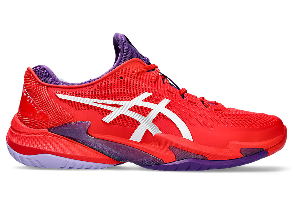 Asics Men's COURT FF 3 NOVAK Tennis Shoes in Classic Red/White
