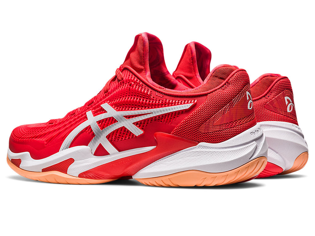 Asics Men's COURT FF 3 NOVAK Tennis Shoes in Fiery Red/White