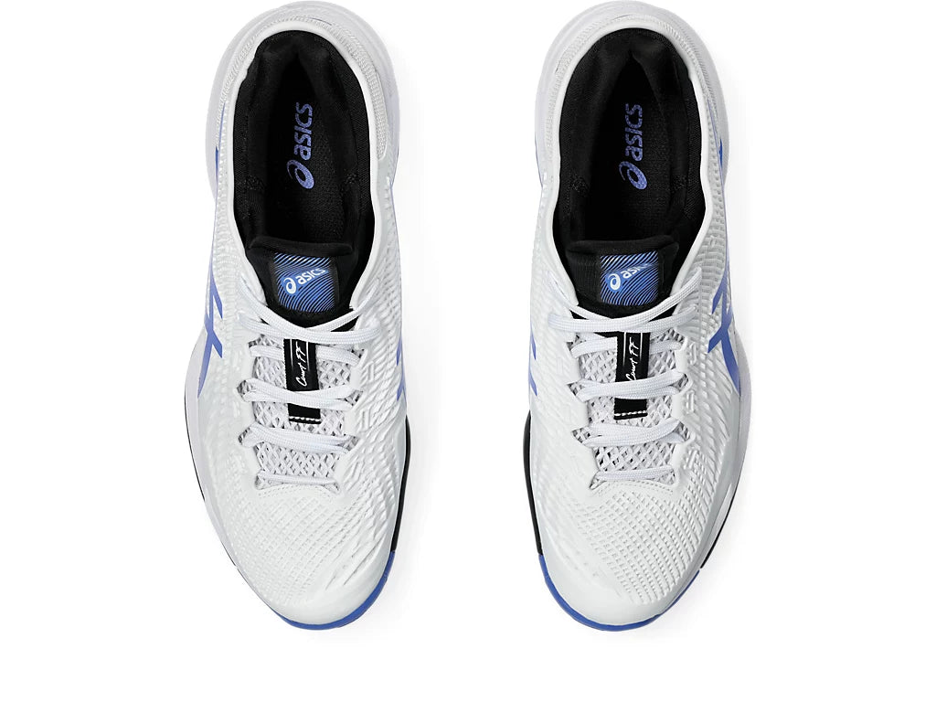 Asics Men's COURT FF 3 Tennis Shoes in White/Sapphire