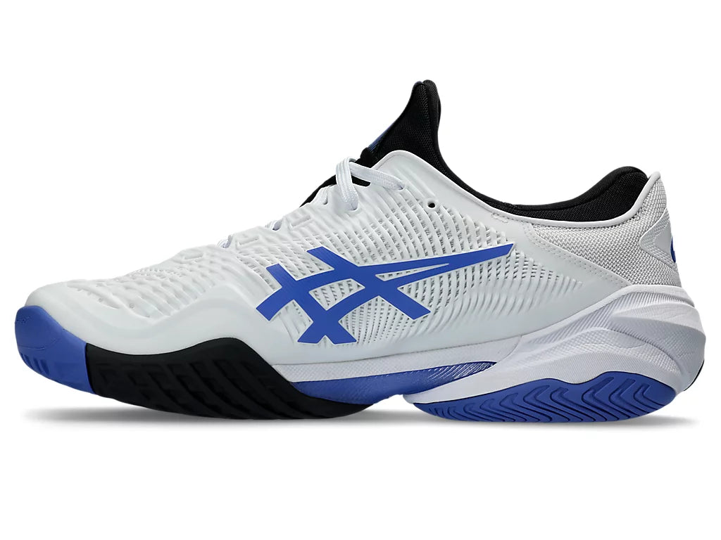 Asics Men's COURT FF 3 Tennis Shoes in White/Sapphire