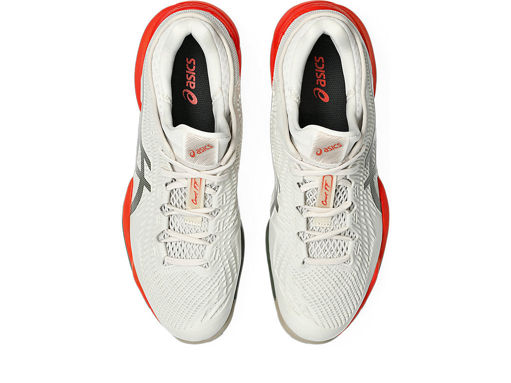 Asics Men's COURT FF 3 Tennis Shoes in Soft Oat/Vintage Khaki