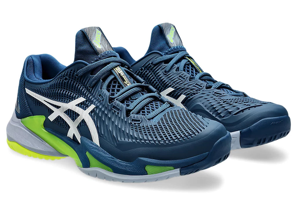 Asics Men's Court FF 3 Tennis Shoes in Mako Blue/White