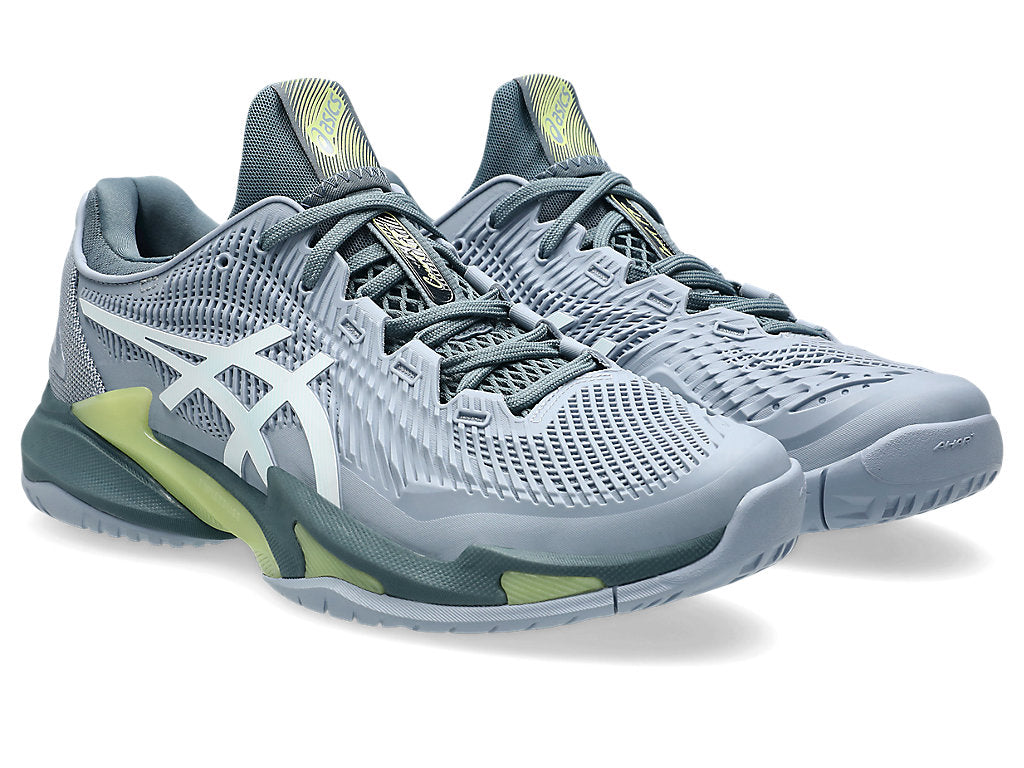 Asics Men's COURT FF 3 Tennis Shoes in Grey Blue/White