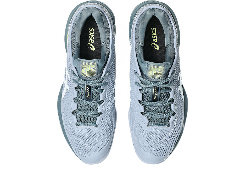 Asics Men's COURT FF 3 Tennis Shoes in Grey Blue/White