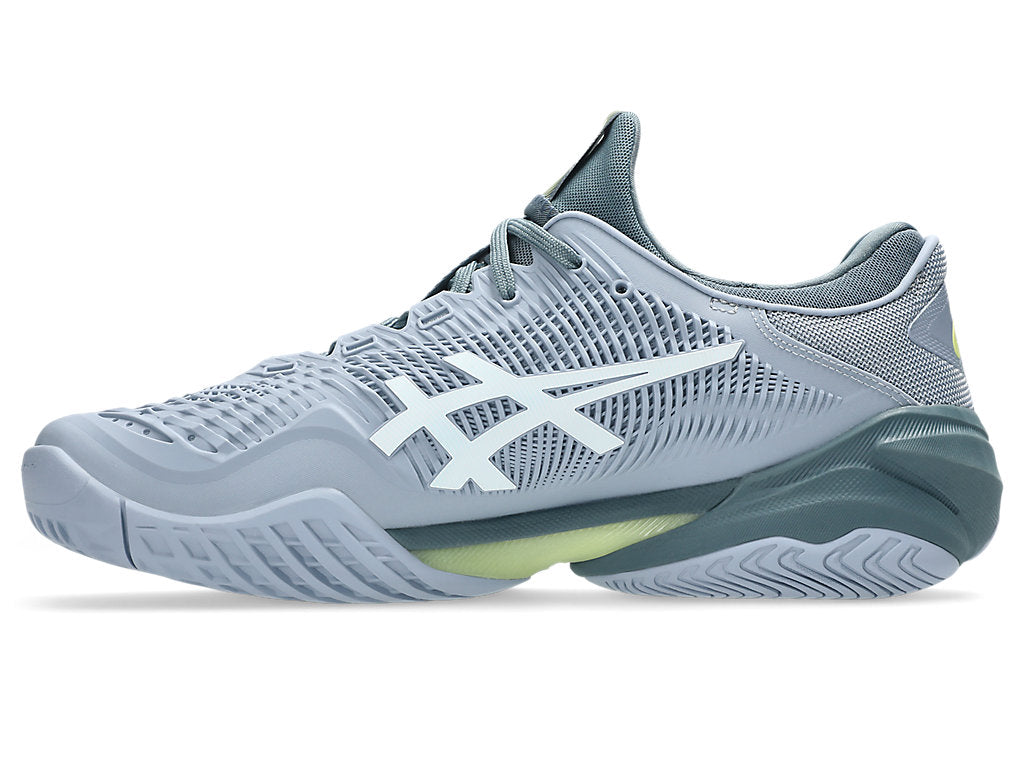Asics Men's COURT FF 3 Tennis Shoes in Grey Blue/White