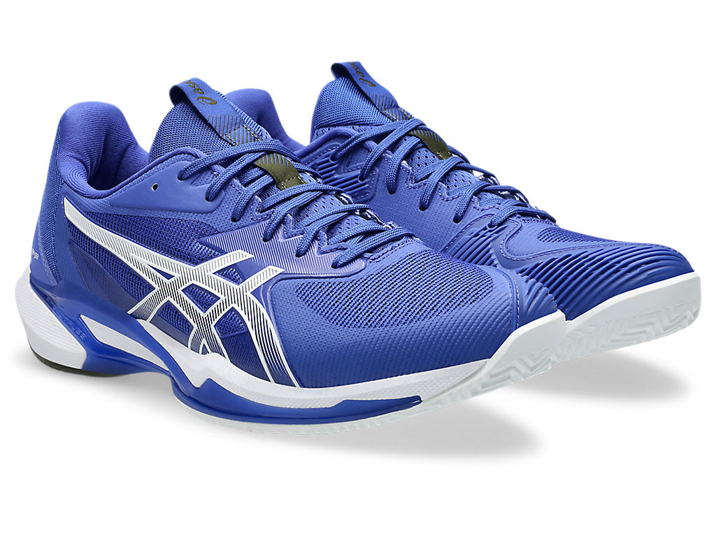 Asics Men's SOLUTION SPEED FF 3 CLAY Tennis Shoes in Dark Cobalt/White