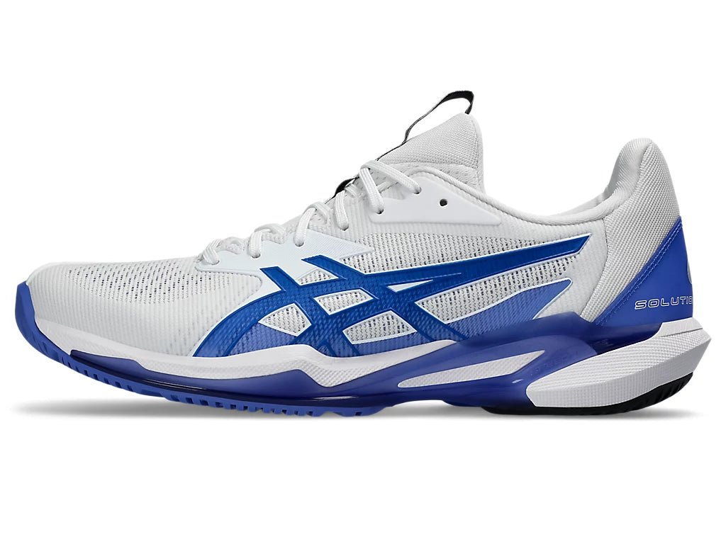 Asics Men's SOLUTION SPEED FF 3 Tennis Shoes in White/Tuna Blue