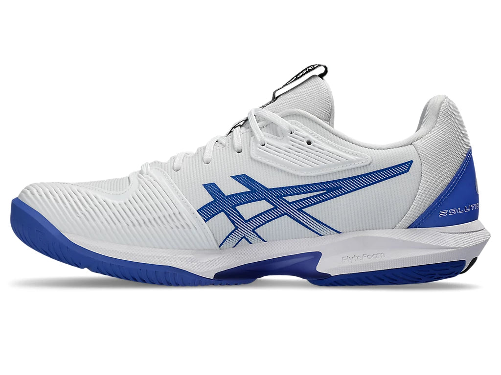 Asics Men's SOLUTION SPEED FF 3 Tennis Shoes in White/Tuna Blue