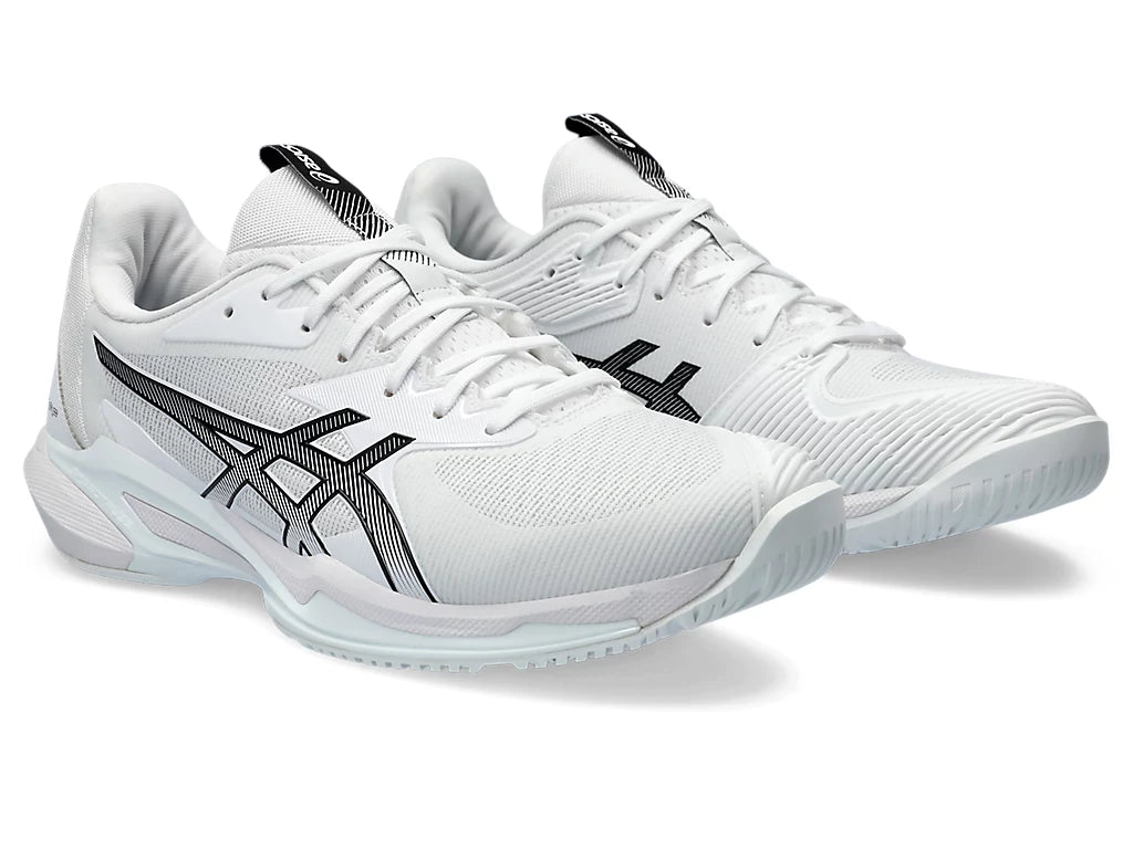 Asics Men's SOLUTION SPEED FF 3 Tennis Shoes in White/Black