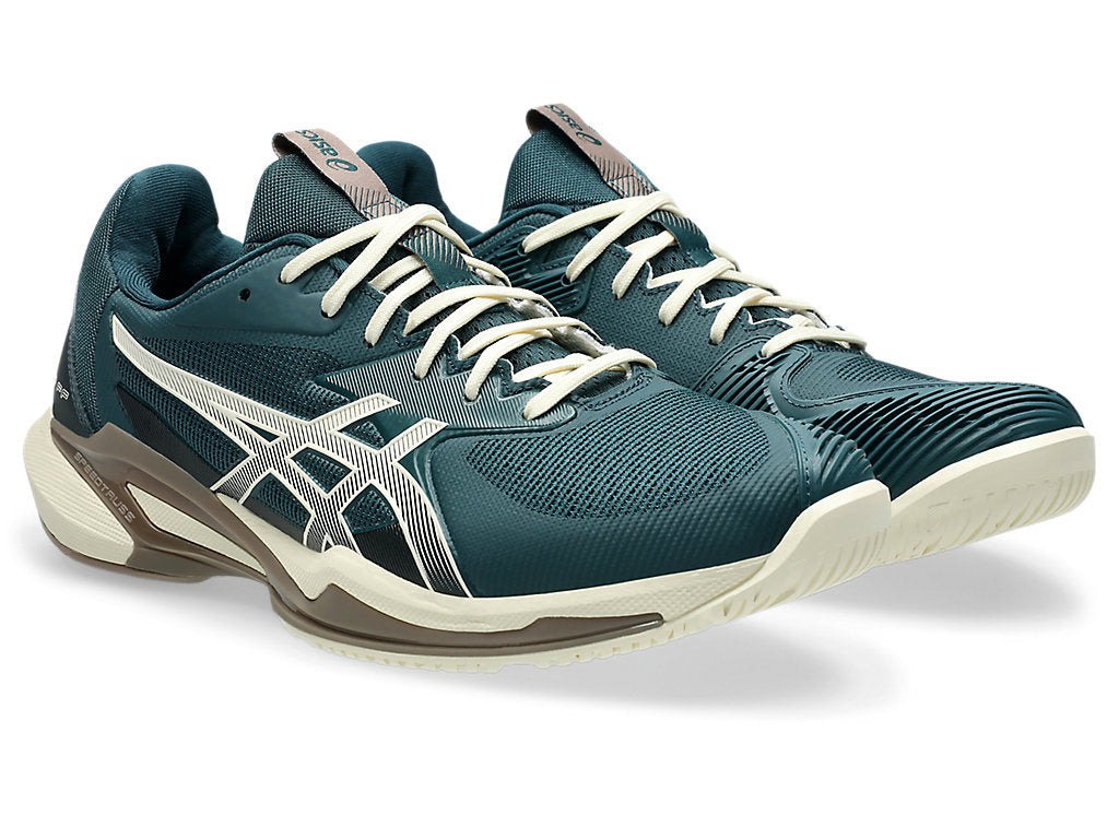 Asics Men's SOLUTION SPEED FF 3 Tennis Shoes in Saxon Green/Birch