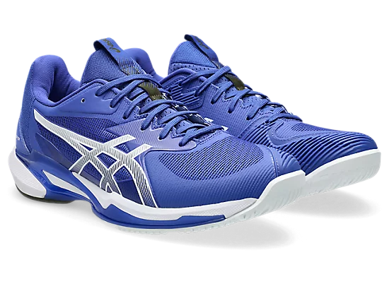 Asics Men's SOLUTION SPEED FF 3 Tennis Shoes in Dark Cobalt/White