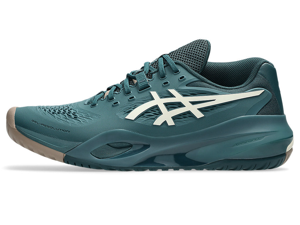Asics Men's GEL-RESOLUTION X Tennis Shoes in Saxon Green/Birch