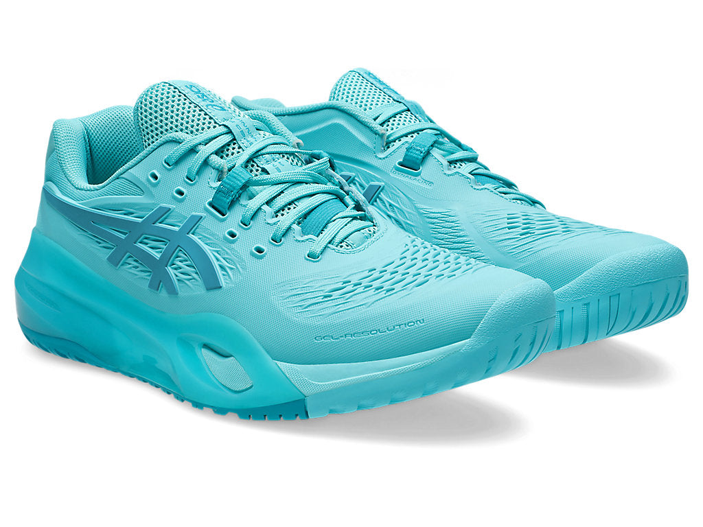 Asics Men's GEL-RESOLUTION X Tennis Shoes in Ice Mint/Lagoon