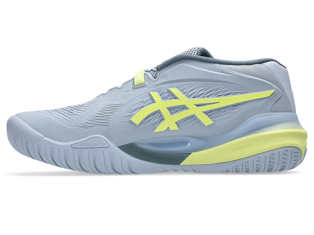 Asics Men's GEL-RESOLUTION X Tennis Shoes in Grey Blue/Pistachio