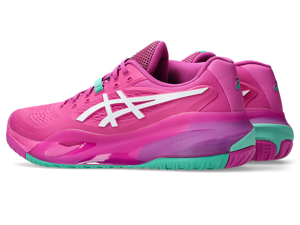 Asics Men's GEL-RESOLUTION X Tennis Shoes in Digital Sakura/White