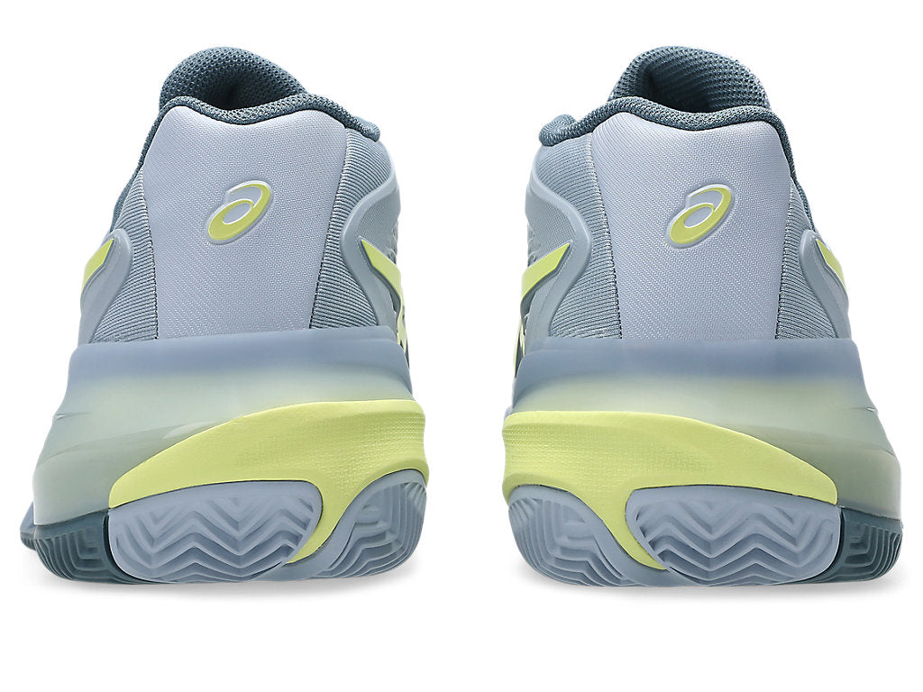 Asics Men's GEL-RESOLUTION X CLAY Tennis Shoes in Grey Blue/Pistachio