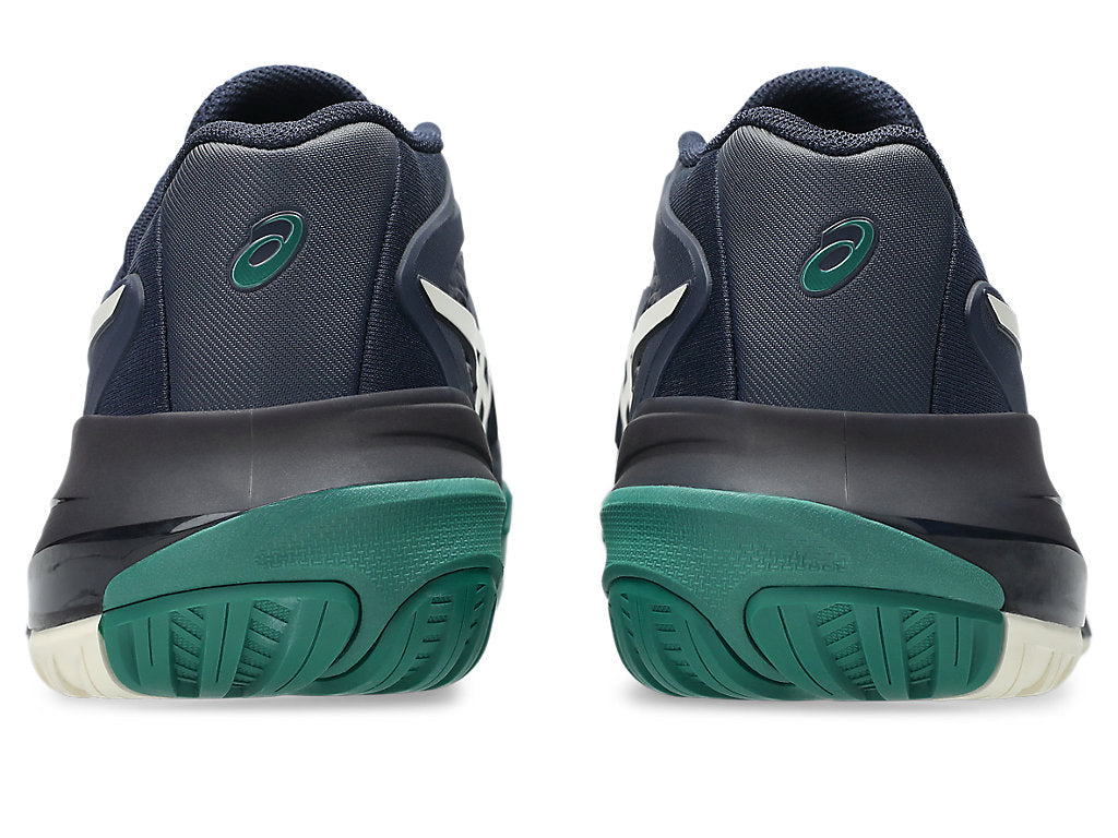 Asics Men's GEL-RESOLUTION X Wide (2E) Tennis Shoes in Midnight/Cream