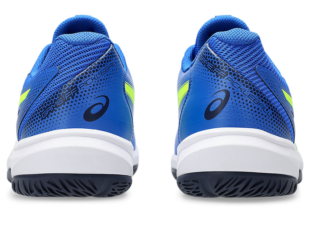 Asics Men's GAME FF PICKLEBALL Tennis Shoes in Illusion Blue/Safety Yellow