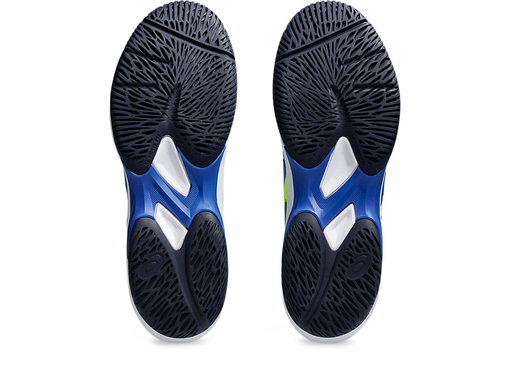 Asics Men's GAME FF PICKLEBALL Tennis Shoes in Illusion Blue/Safety Yellow