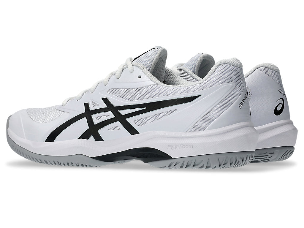 Asics Men's GAME FF Tennis Shoes in White/Black