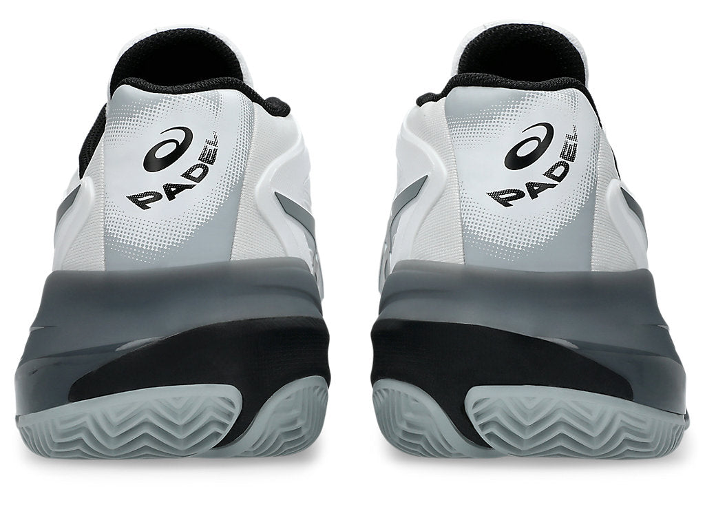 Asics Men's GEL-RESOLUTION X PADEL Tennis Shoes in White/Steel Grey