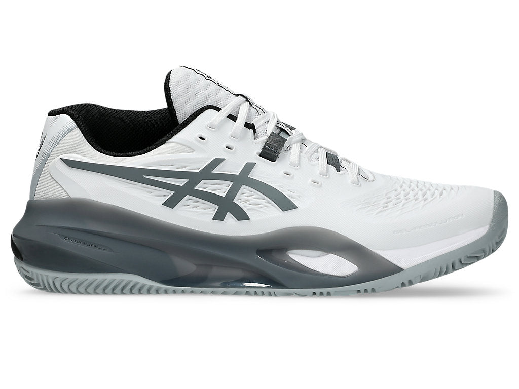 Asics Men's GEL-RESOLUTION X PADEL Tennis Shoes in White/Steel Grey