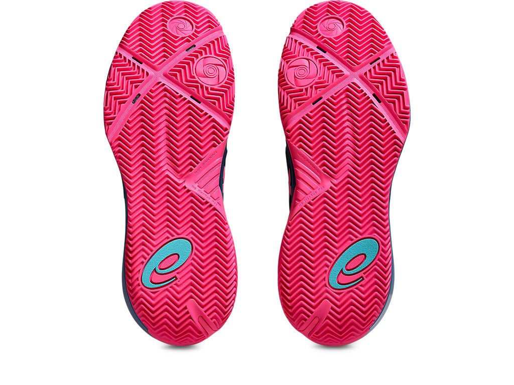 Asics Men's GEL-RESOLUTION X PADEL Tennis Shoes in Mako Blue/Hot Pink