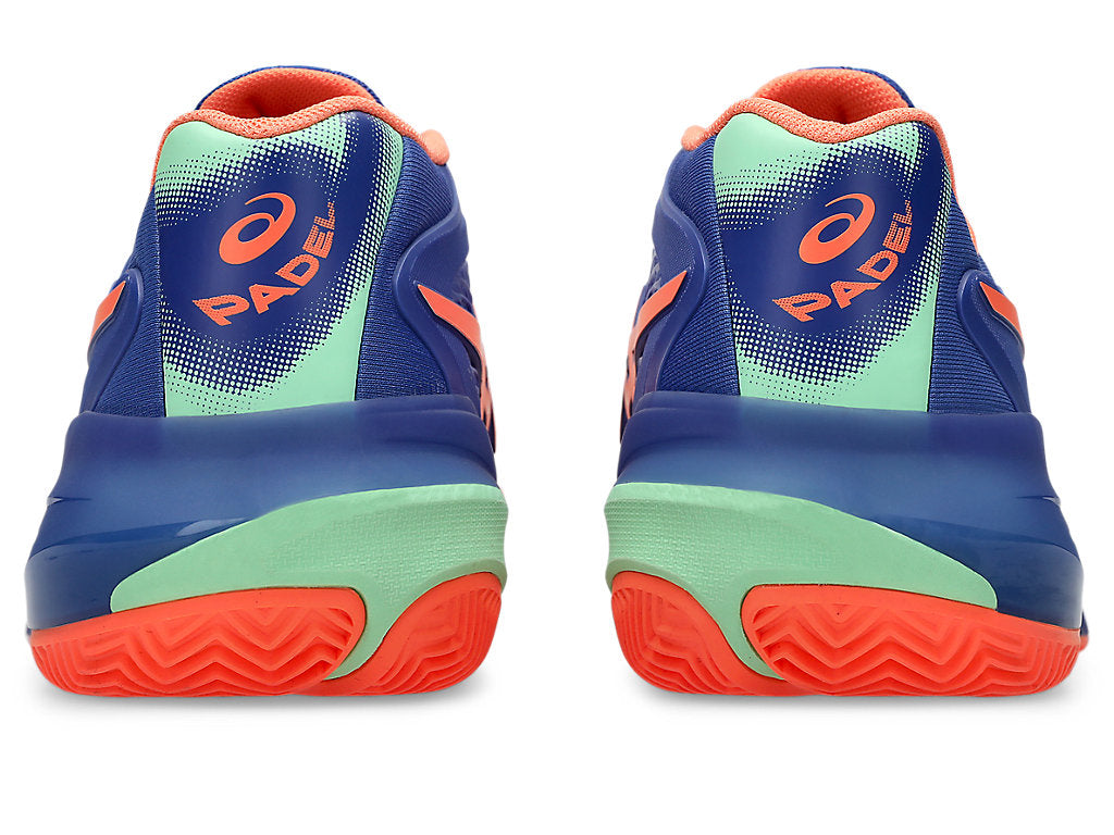 Asics Men's GEL-RESOLUTION X PADEL Tennis Shoes in Dark Cobalt/Vivid Coral