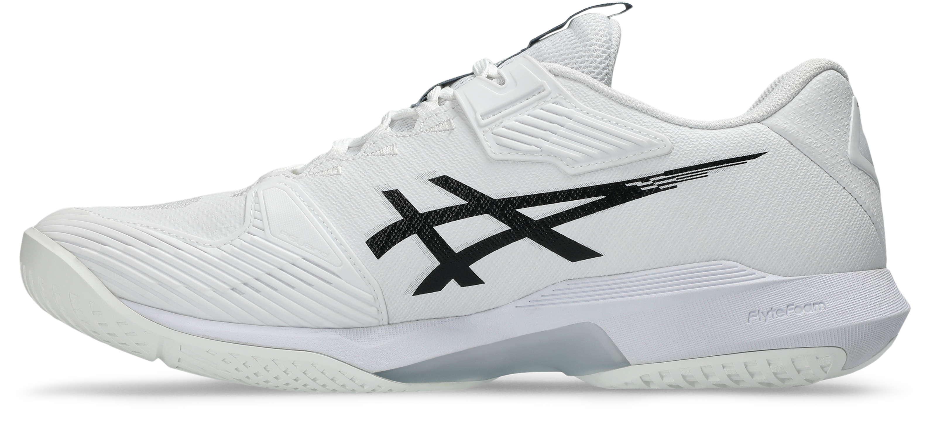 Asics Men's SOLUTION SPEED FF 4 Tennis Shoes in White/Black