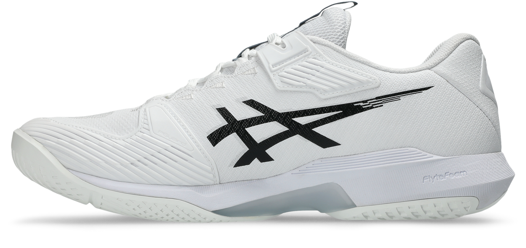 Asics Men's SOLUTION SPEED FF 4 Tennis Shoes in White/Black