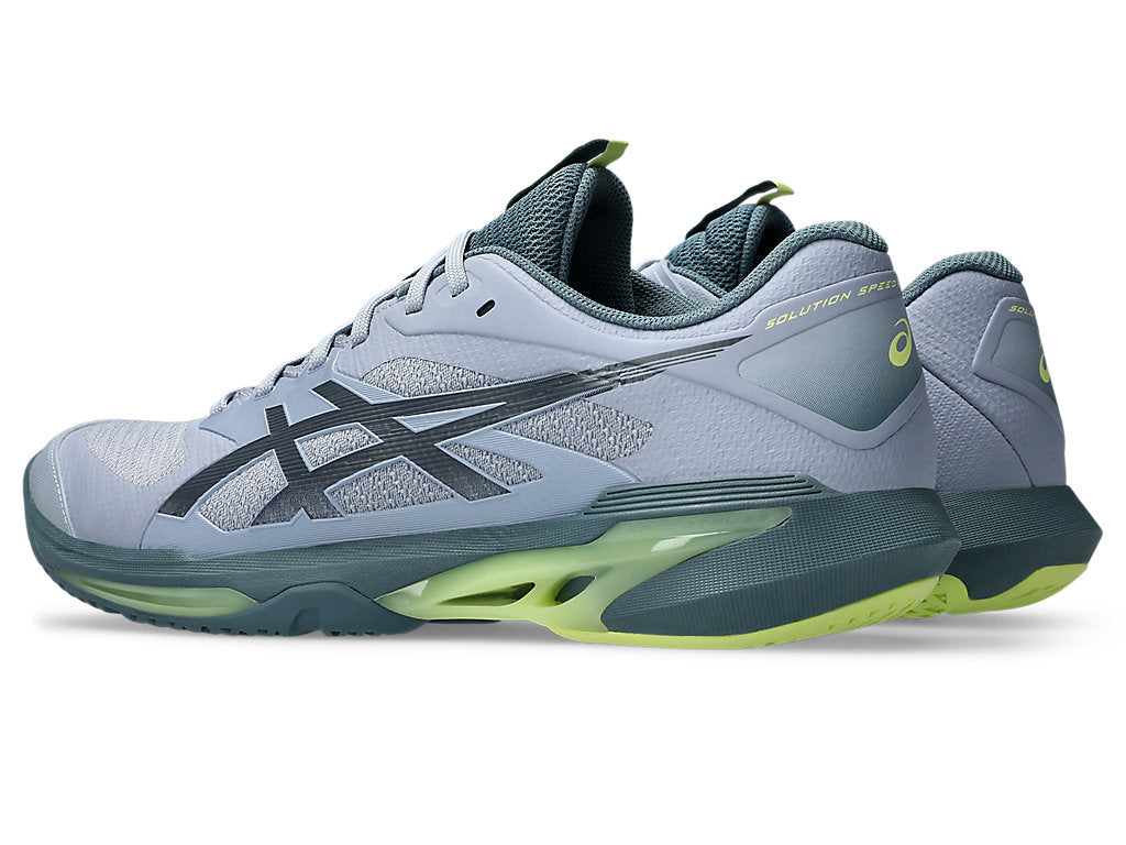 Asics Men's SOLUTION SPEED FF 4 Tennis Shoes in Grey Blue/Ironclad
