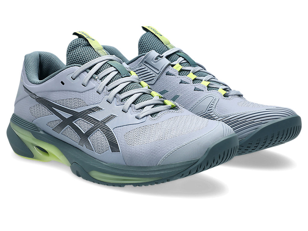 Asics Men's SOLUTION SPEED FF 4 Tennis Shoes in Grey Blue/Ironclad