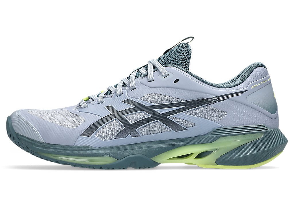 Asics Men's SOLUTION SPEED FF 4 Tennis Shoes in Grey Blue/Ironclad