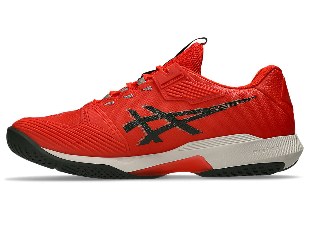 Asics Men's SOLUTION SPEED FF 4 Tennis Shoes in Cherry Tomato/Vintage Khaki